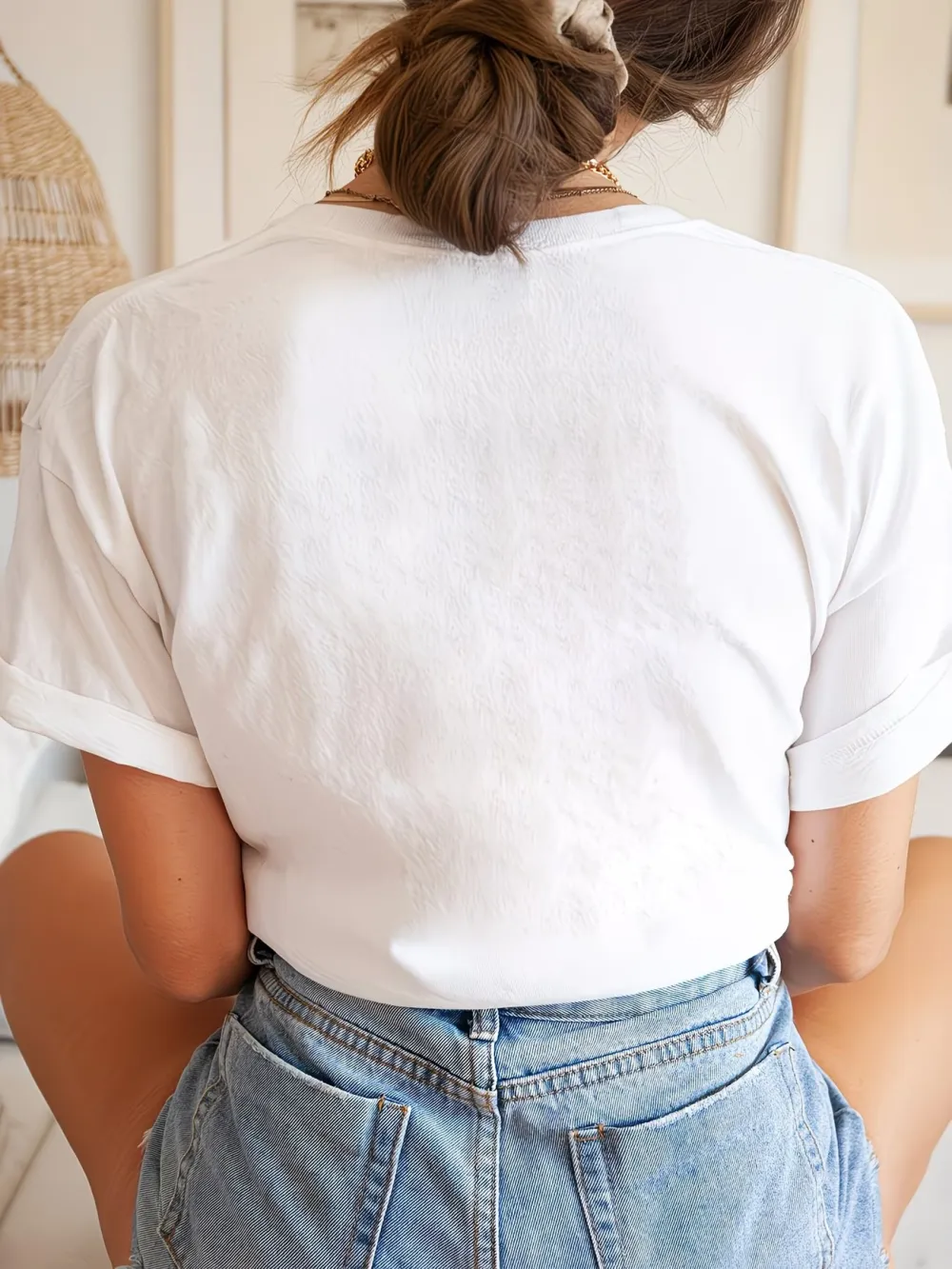 Flower Casual Short Sleeve T-Shirt