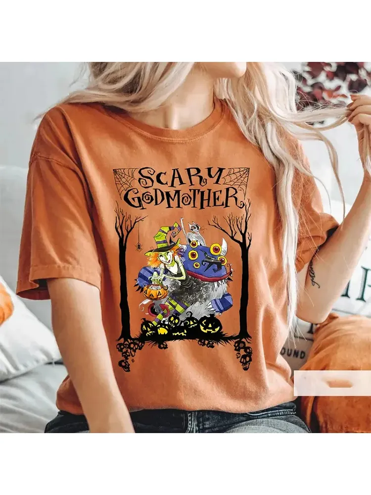 💥LAST DAY SALE 50% OFF💥sacry godmother halloween retro witch harry the werewolf t -shirt