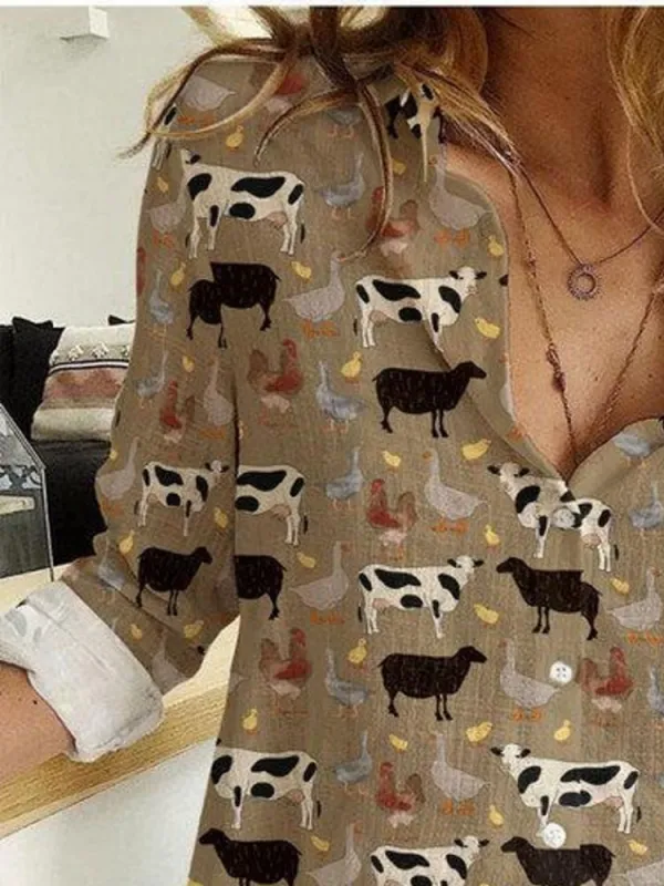 Farm Animal Print Shirt