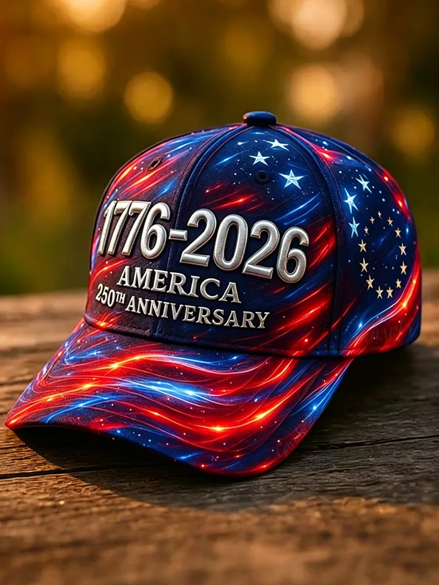 Men'S 1776-2026 America 250Th Anniversary Starry Sky Art Print Baseball Cap