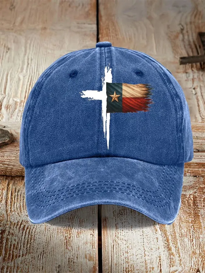 Unisex Texas Faith Printed Hats
