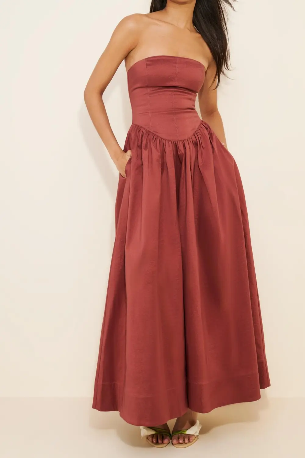 Audrey Sleeveless Maxi Gown