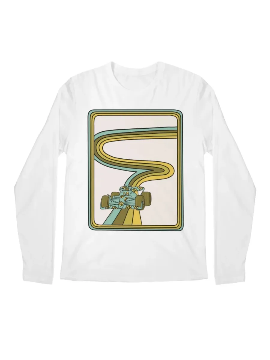 Retro Race Track Graphic T-Shirt