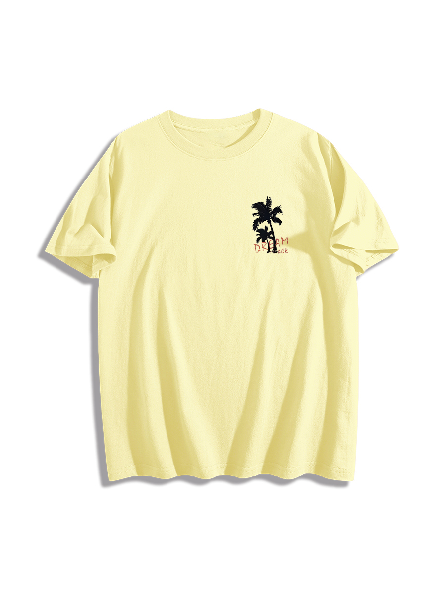 Dreamy Palm Scene Graphic T-Shirt