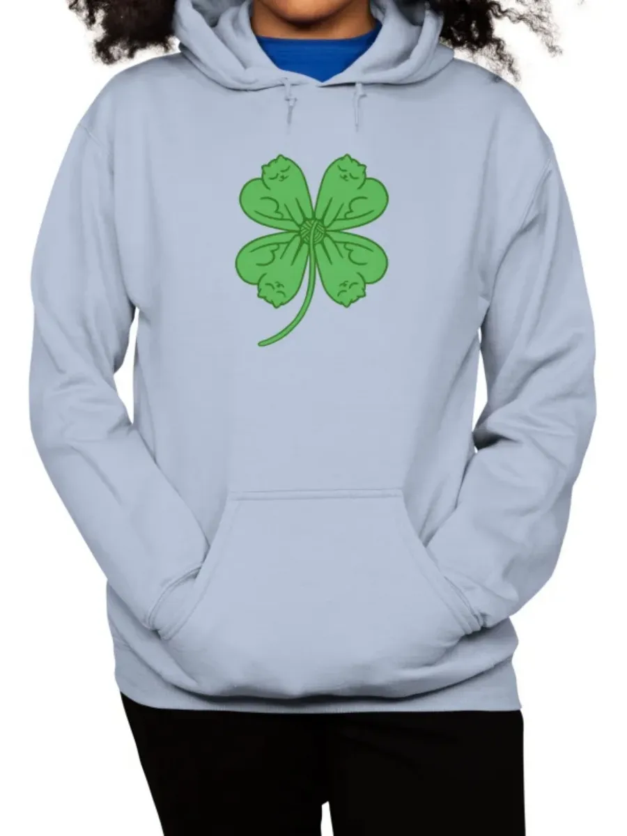 Cat Clover Hoodie