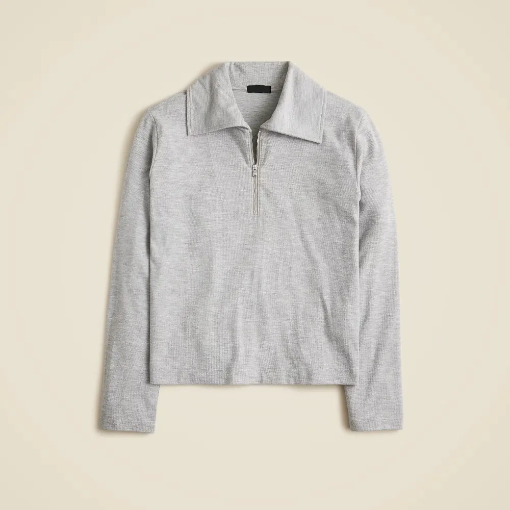 Soft Rib Quarter-Zip Sweatshirts