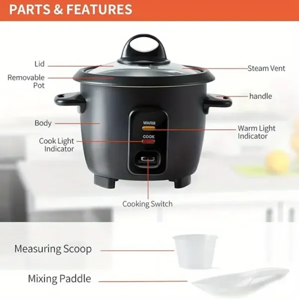 Mini Portable Non-Stick Rice Cooke