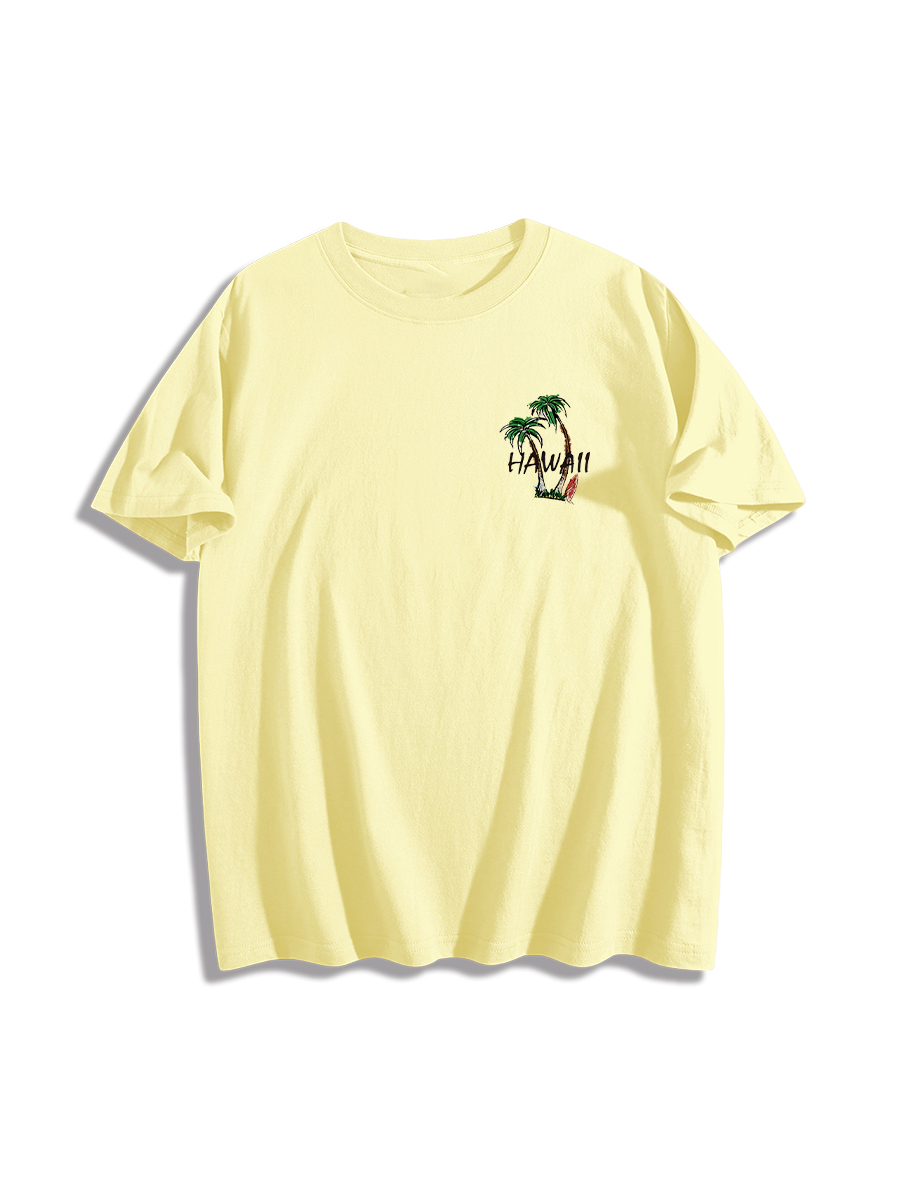 Hawaii Surf Scene Graphic T-Shirt
