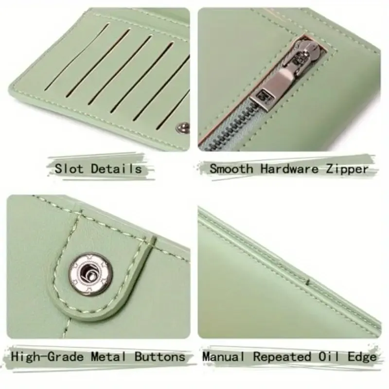 Women's Green Blocking Wallet