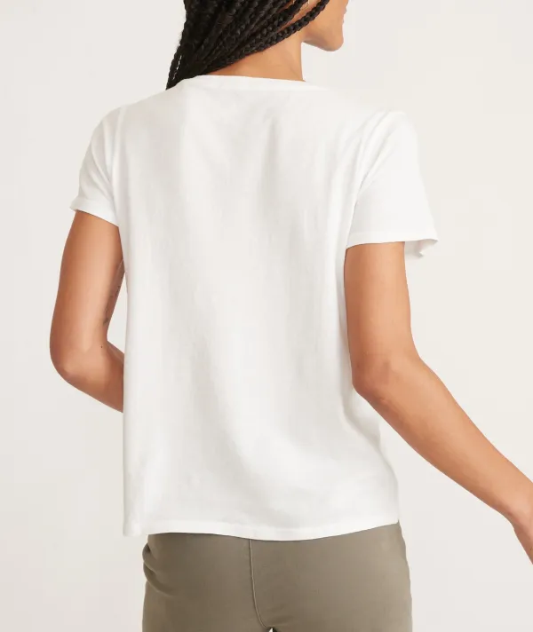 Plain White Crew Neck Basic Tee