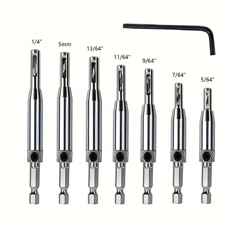 Precision Drill Bits Hinge Installation Tool Set