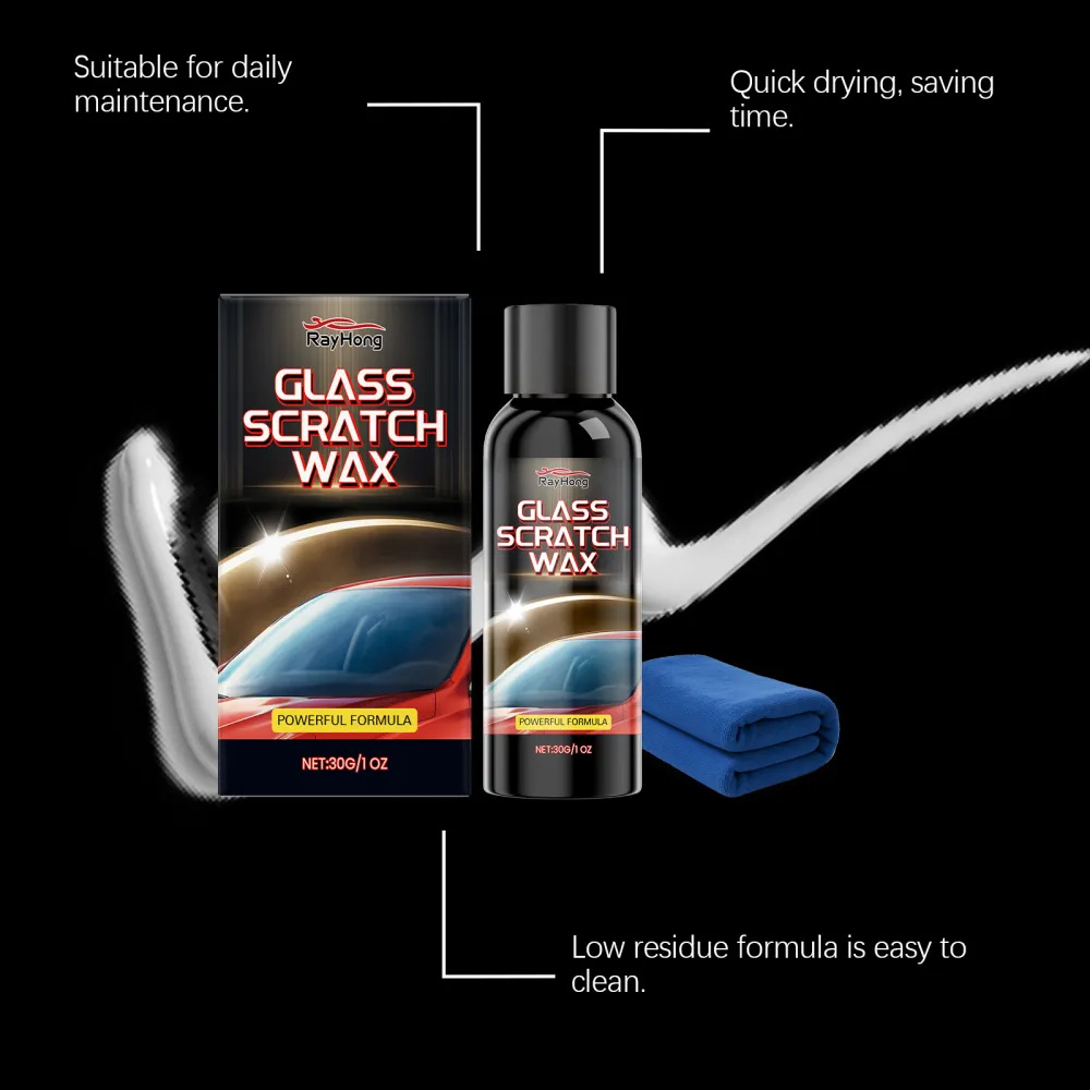Windshield scratch repair agent
