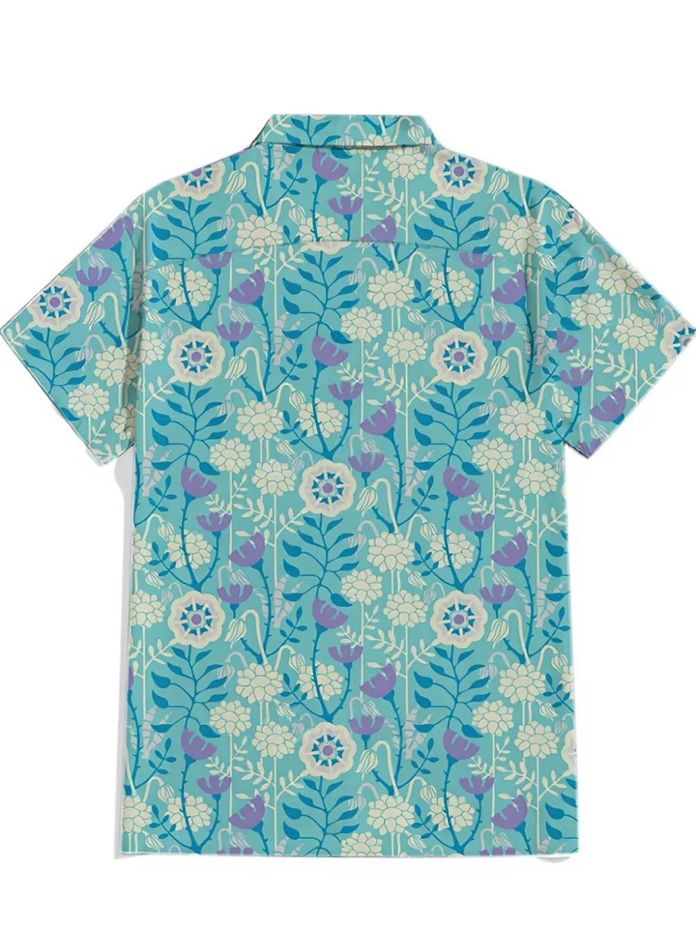 Marvelous Meadow Blue - 100% Cotton Shirt