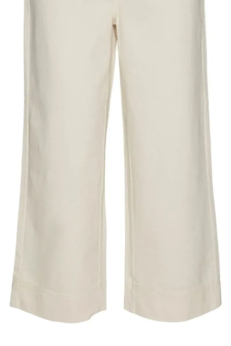 Straight Cut Wide Leg Trousers