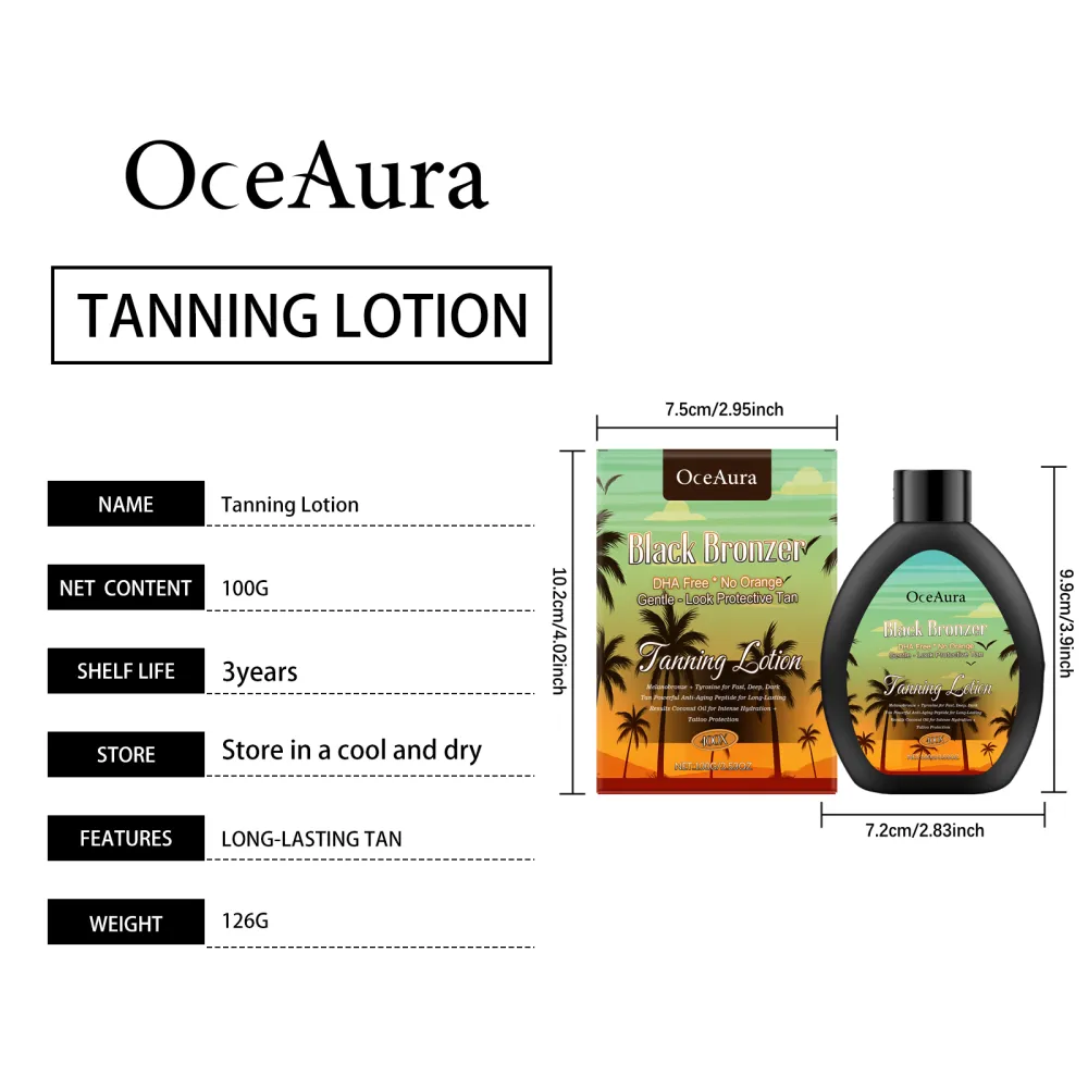 OceAura Sun-Kissed Perfection with Coconut: Tans Naturally, Nourishes Deeply, Lasts Longer
