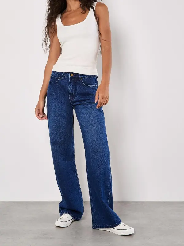 Wide Straight Leg Jeans