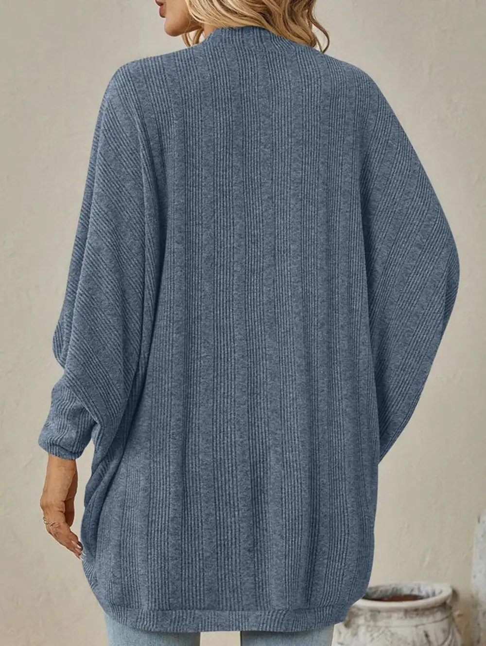 Mid Length Knitted Cardigan