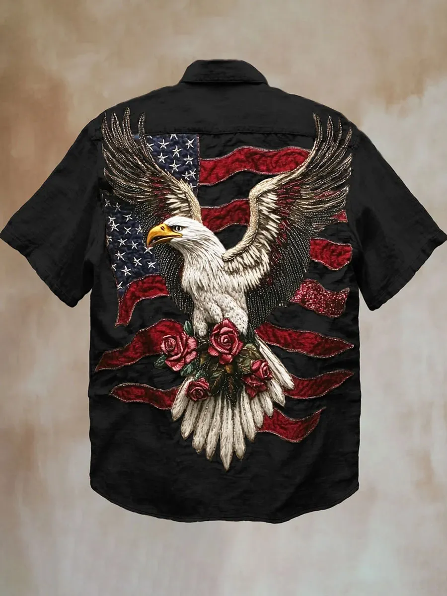 Men'S 250Th Anniversary National Print  Shirt