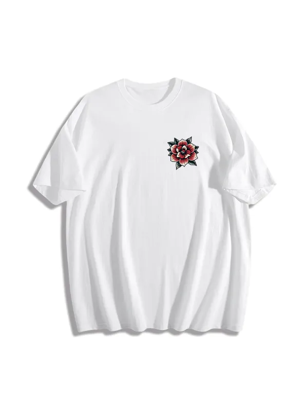 Floral Wave Design T-Shirts