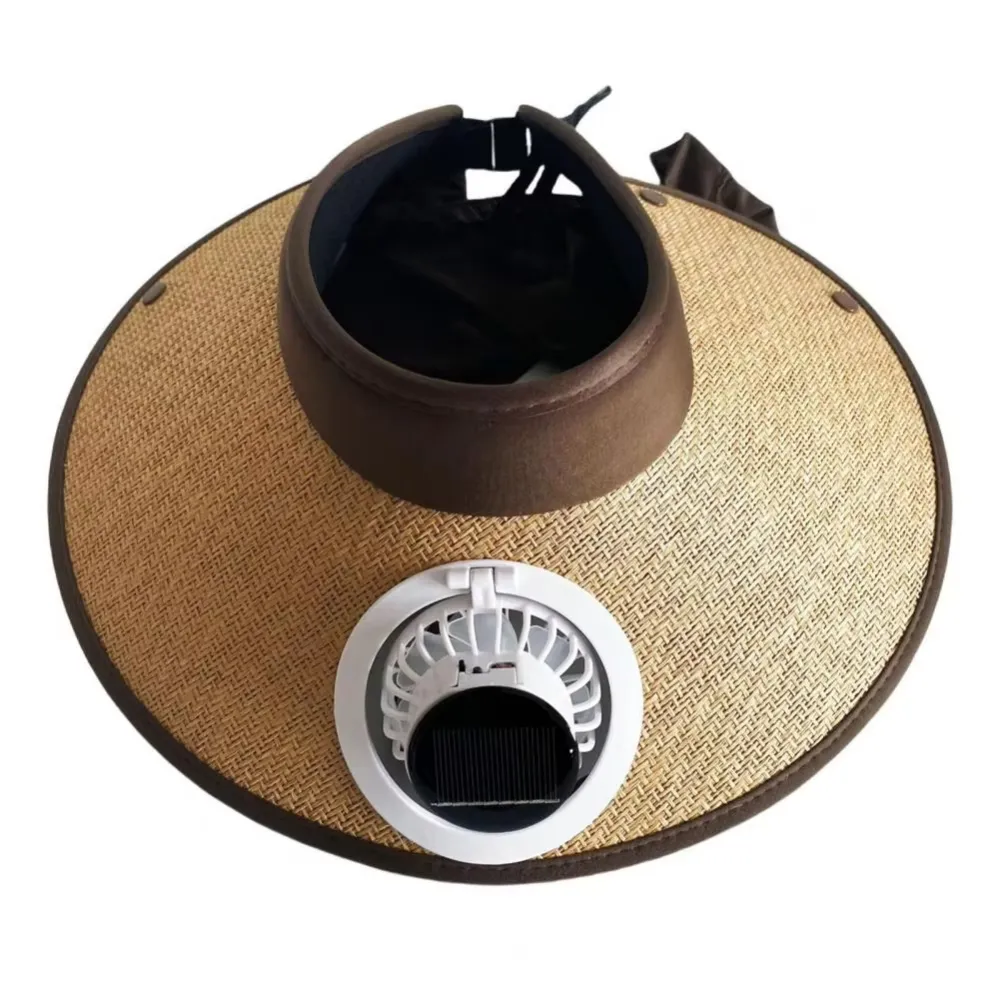 Solar-Powered Fan-Equipped Durable Fisherman'S Hat