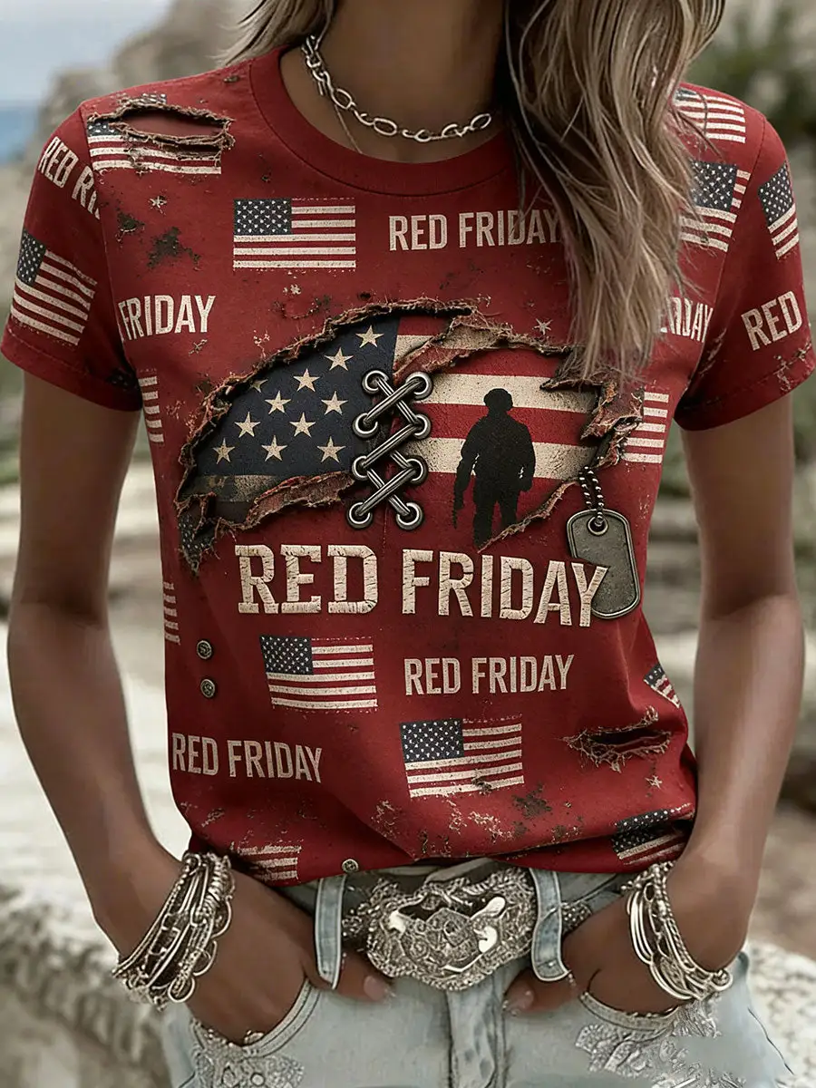Women's 'RED Friday' T-shirts