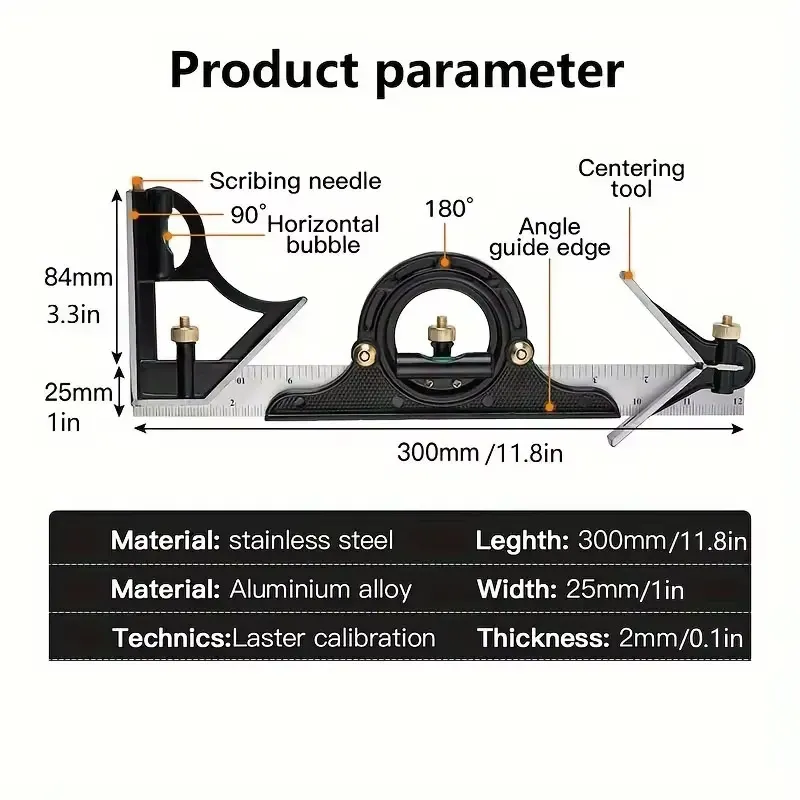 Adjustable Angle Ruler