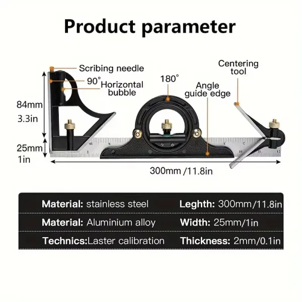 Adjustable Angle Ruler