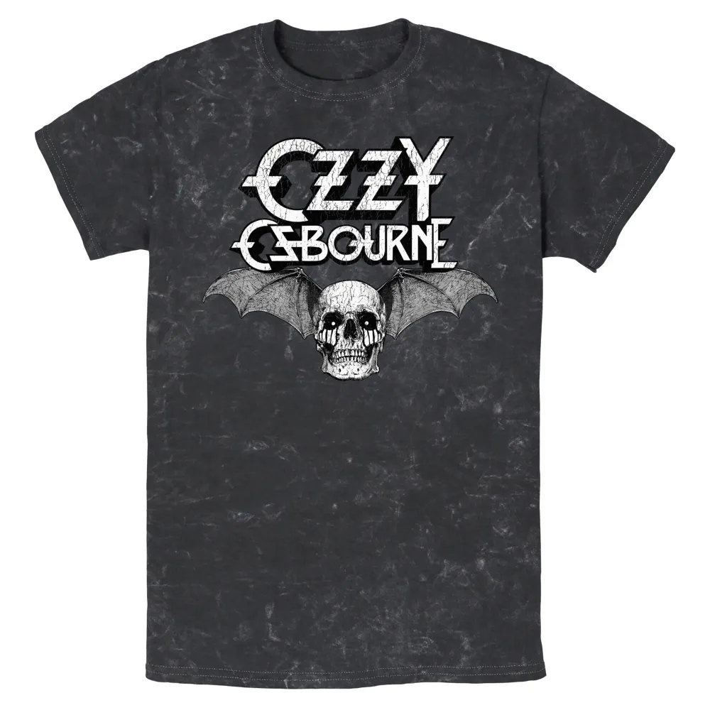 Fifth Sun Men's Ozzy Osbourne Skull Logo T-Shirt