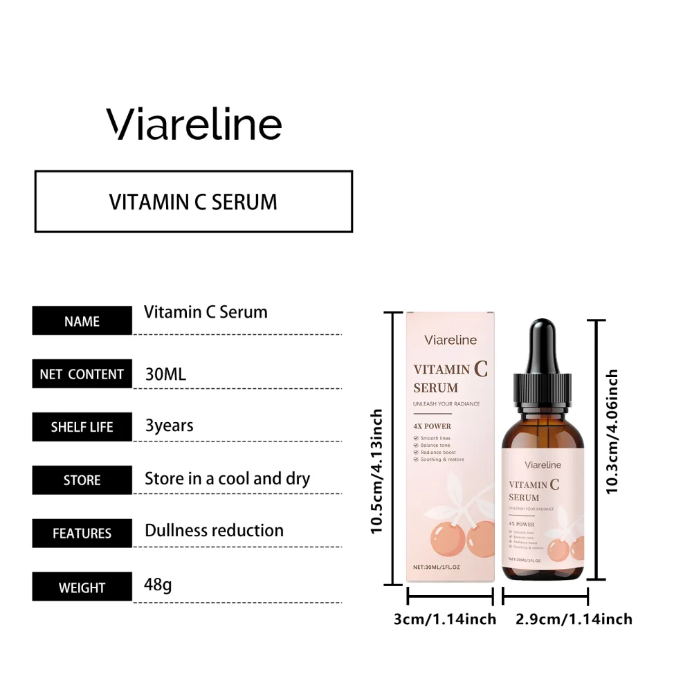 Vitamin C skin care essence nourishes skin, moisturizes and hydrates skin, mild ingredients, daily skin care essence