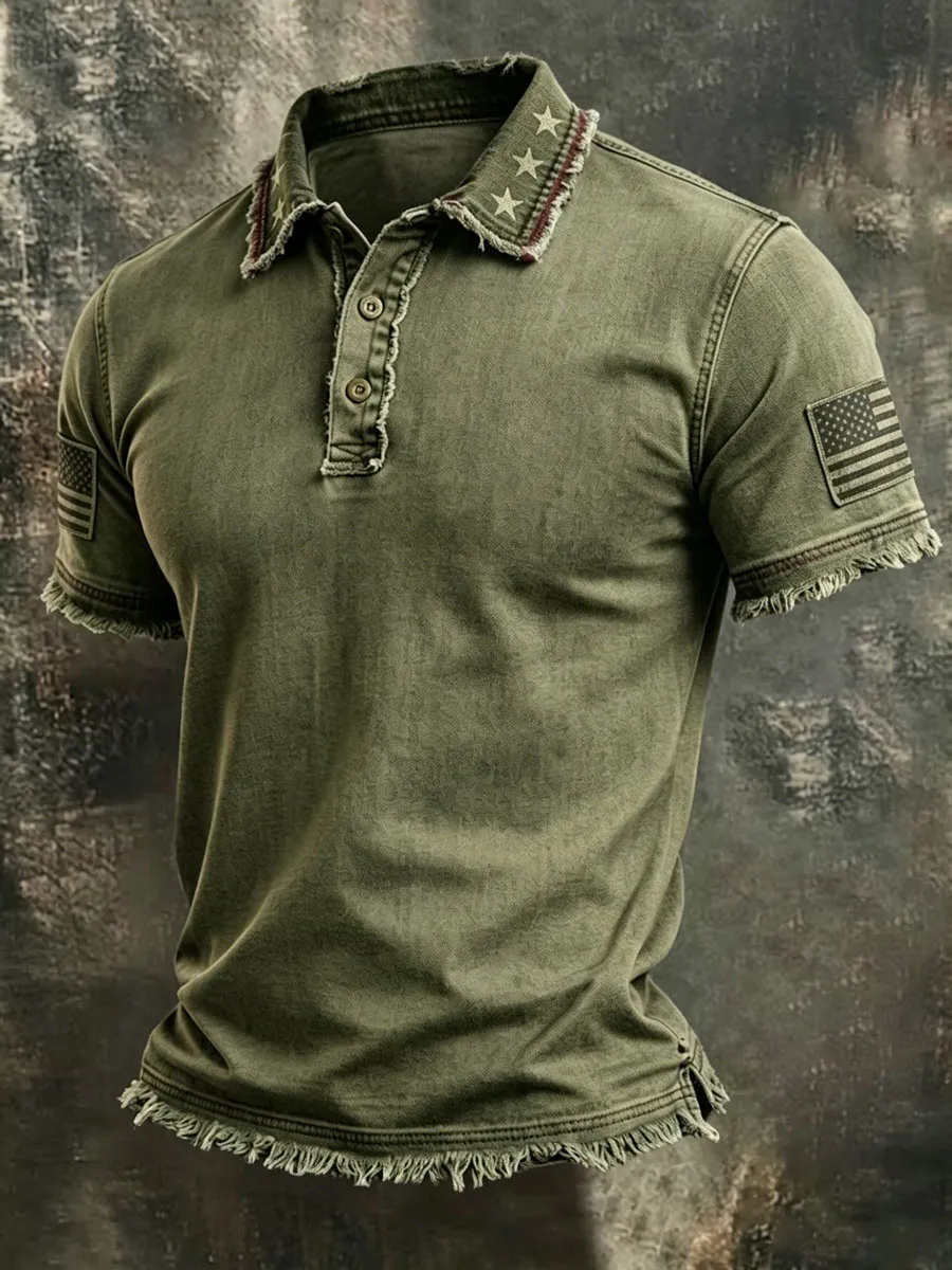 Men'S 250Th Anniversary Printed Casual T-Shirt
