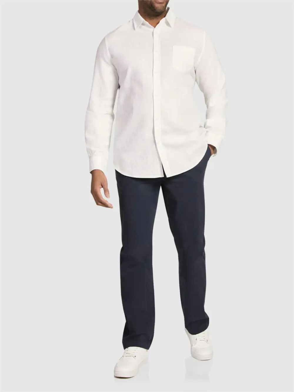 Classic Stretch Twill Chinos Pants