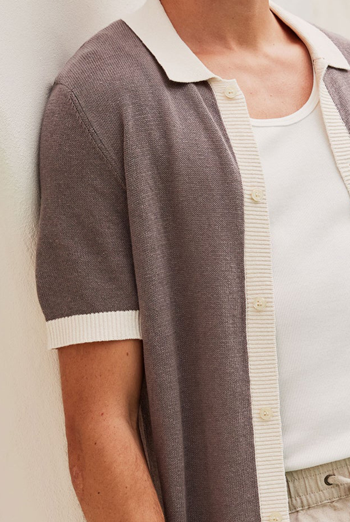 Gatsby Knit Polo-Navy