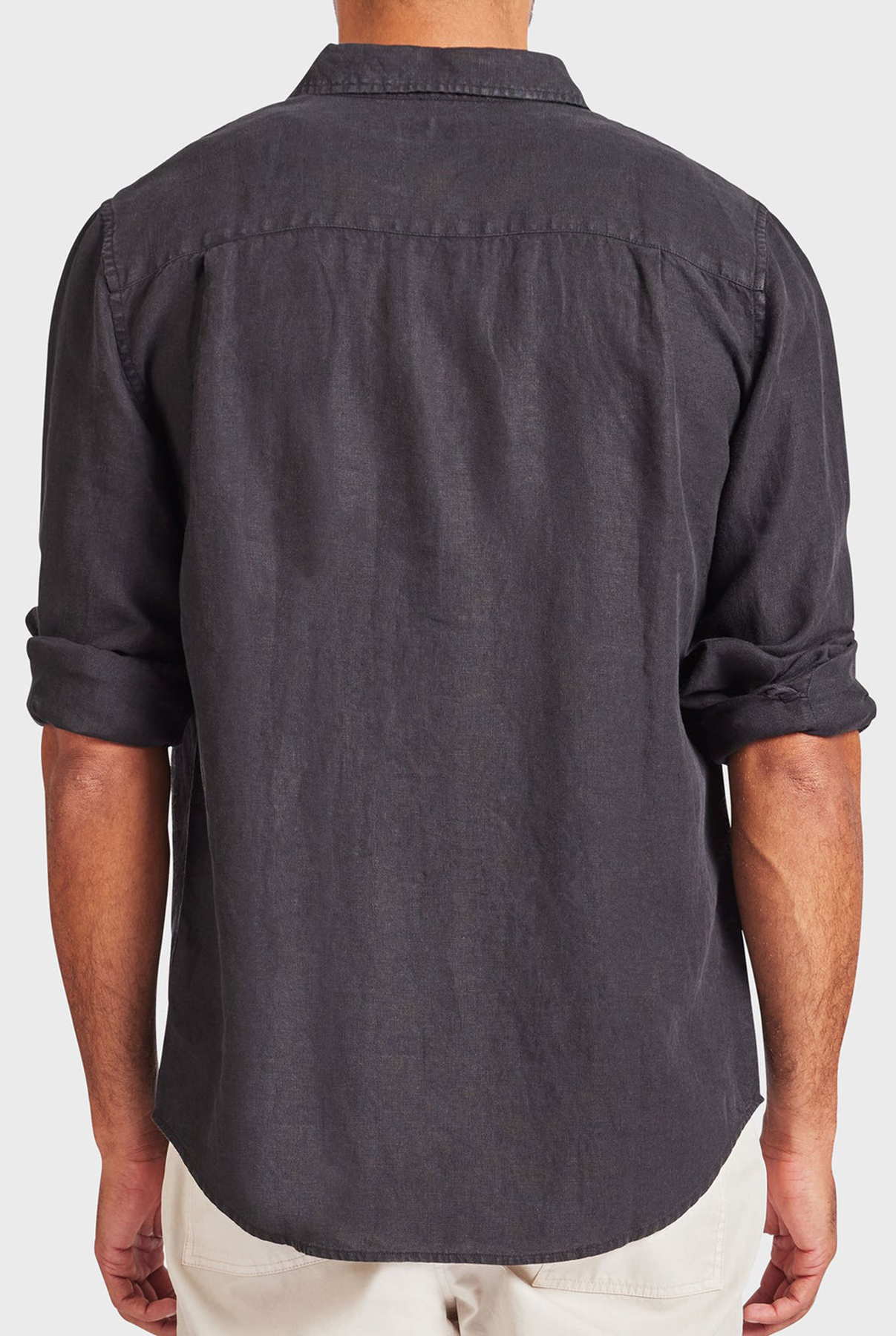 Mick Linen Shirt-Black