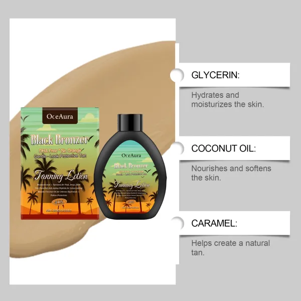 OceAura Sun-Kissed Perfection with Coconut: Tans Naturally, Nourishes Deeply, Lasts Longer