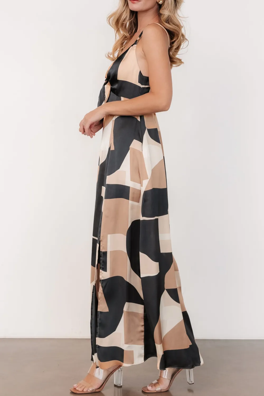 Artistic Retro Comfortable Breathable V-Neck Dress