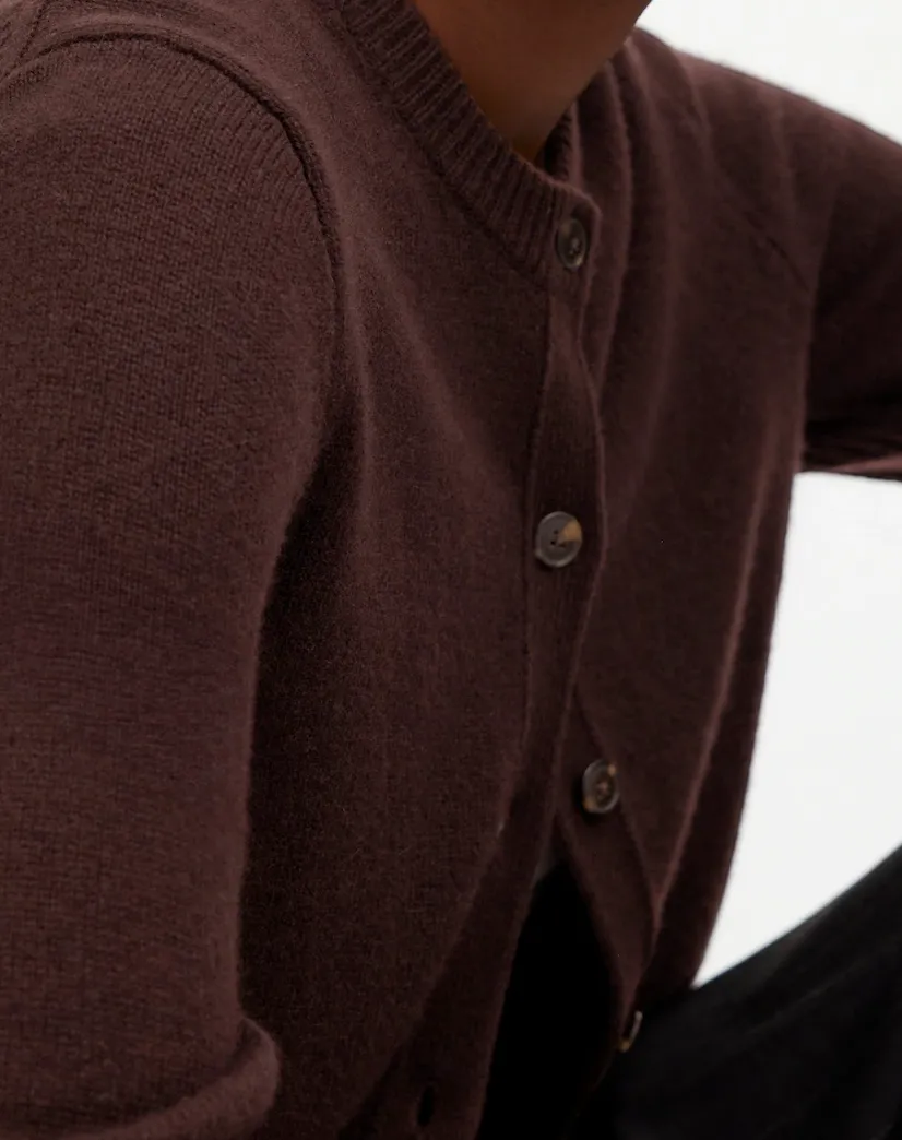 Cashmere Button-Front Cardigans