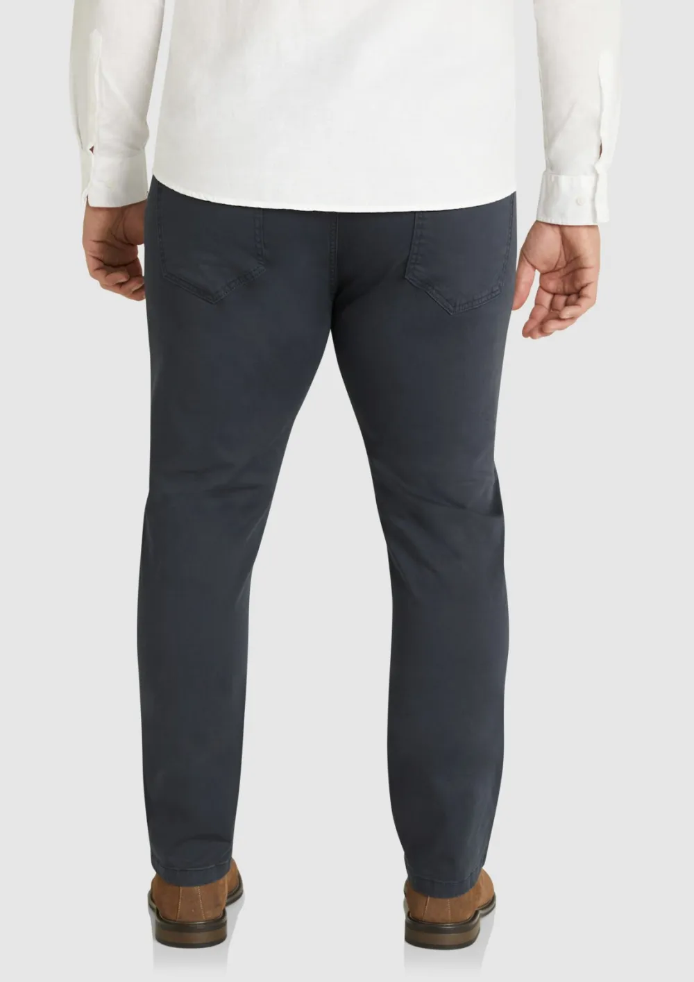 Mustard Casual Stretch Trousers