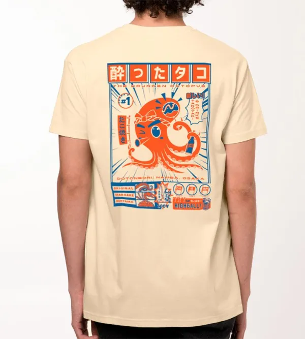 Casual Style The Drunken Octopus T-Shirt