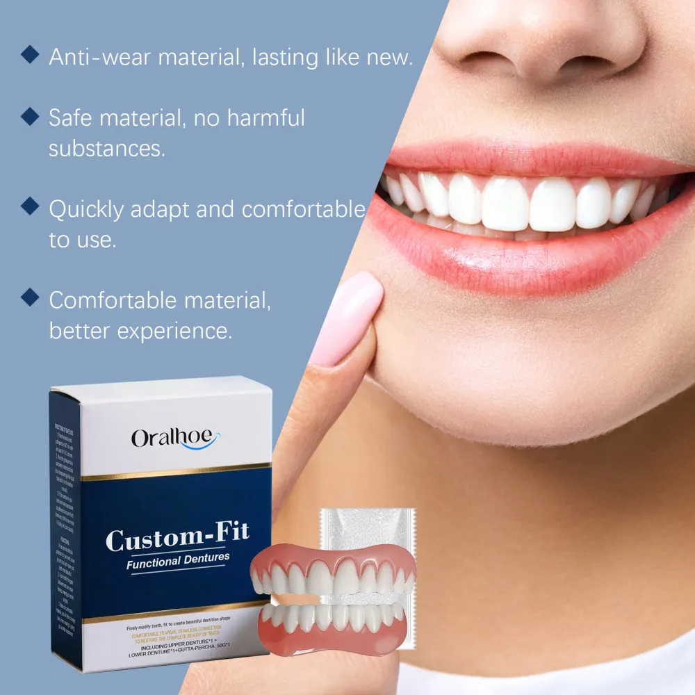 Denture decoration denture set