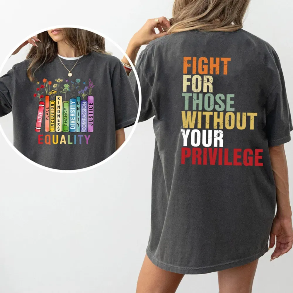 Women'S Equality Round-Neck Short Sleeve T-Shirt