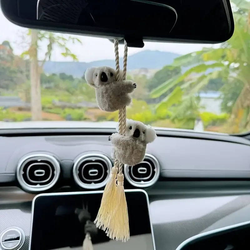 Cute Koala Car Rearview Mirror Hanging Ornament