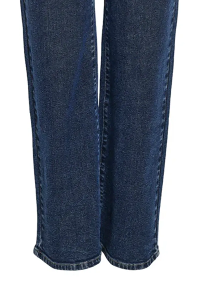 Classic Straight Leg Denim Jeans