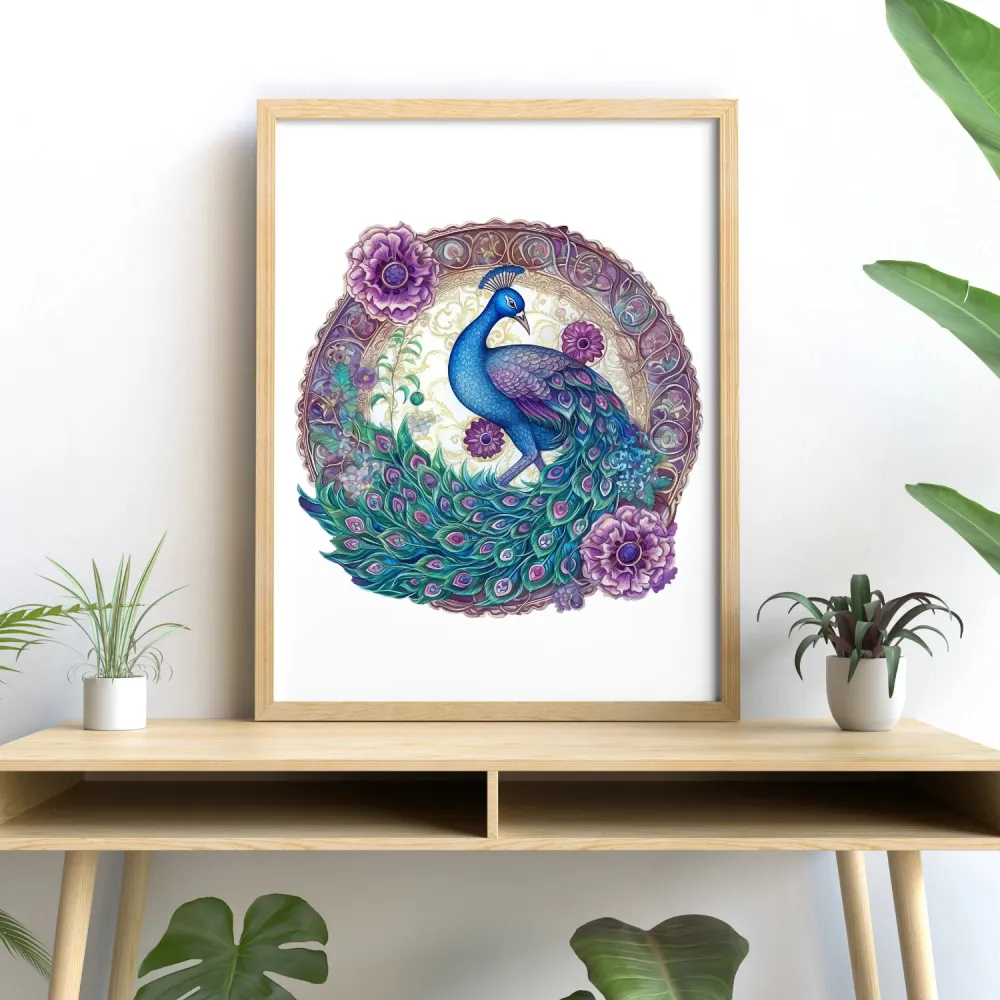 Children'S Peacock Puzzle