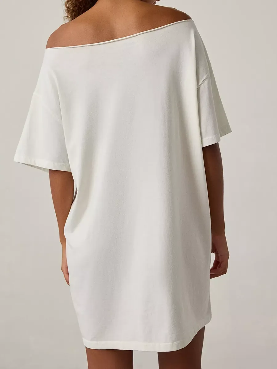 Women's Print Off-The-Shoulder T-Shirt