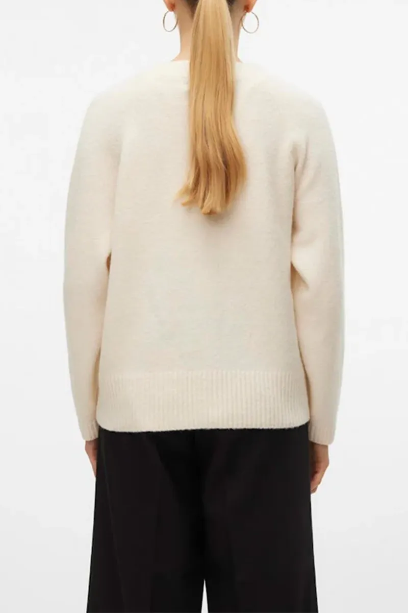 Pocketed V-Neck Knit Cardigans