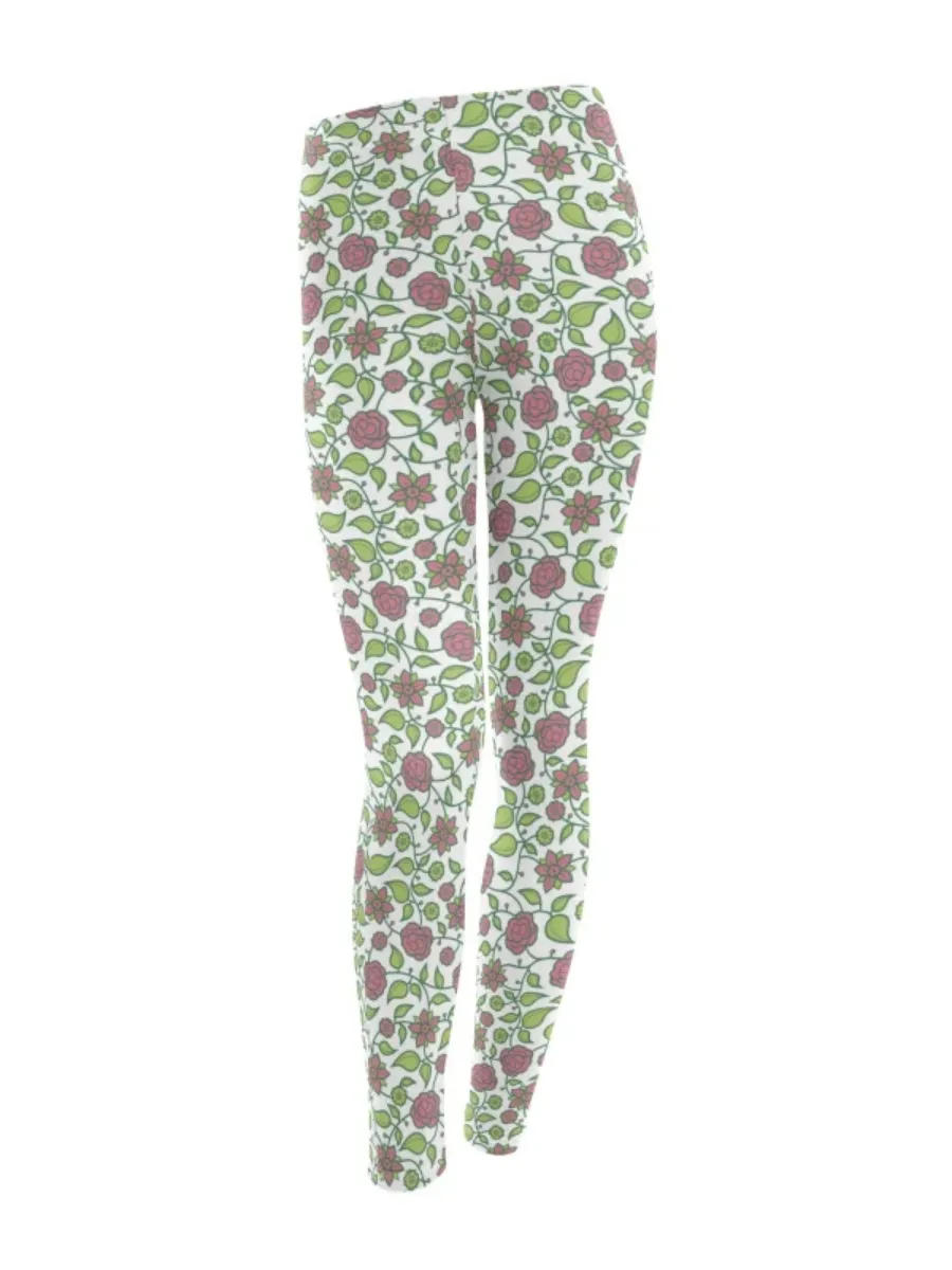 Retro Rose Leggings