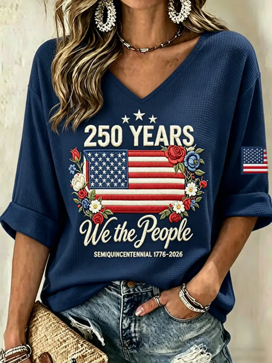 Women's USA 250th Anniversary Print T-Shirt