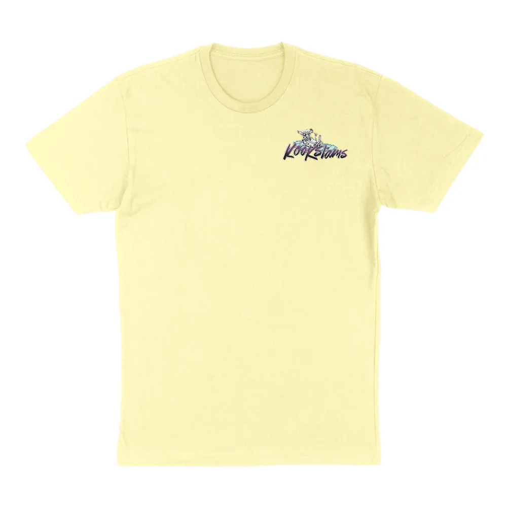 Wave Graphic Round-Neck T-Shirt