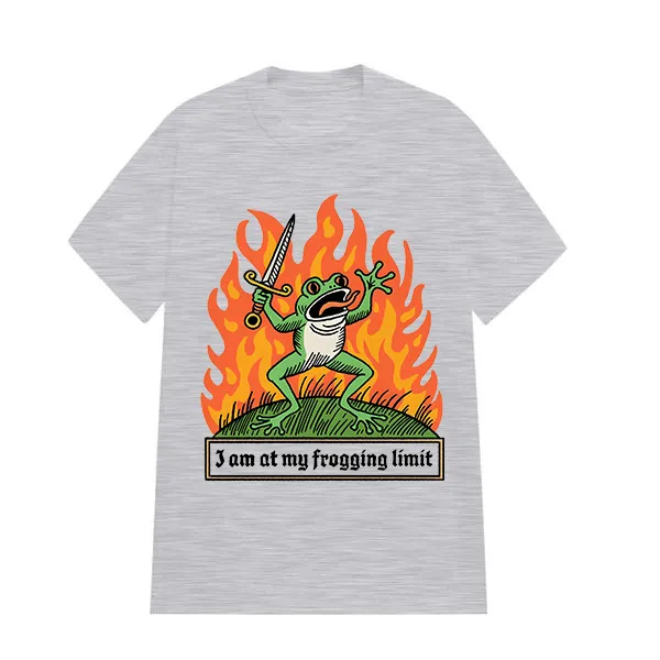 I'm At My Frogging Limit Printed Tee