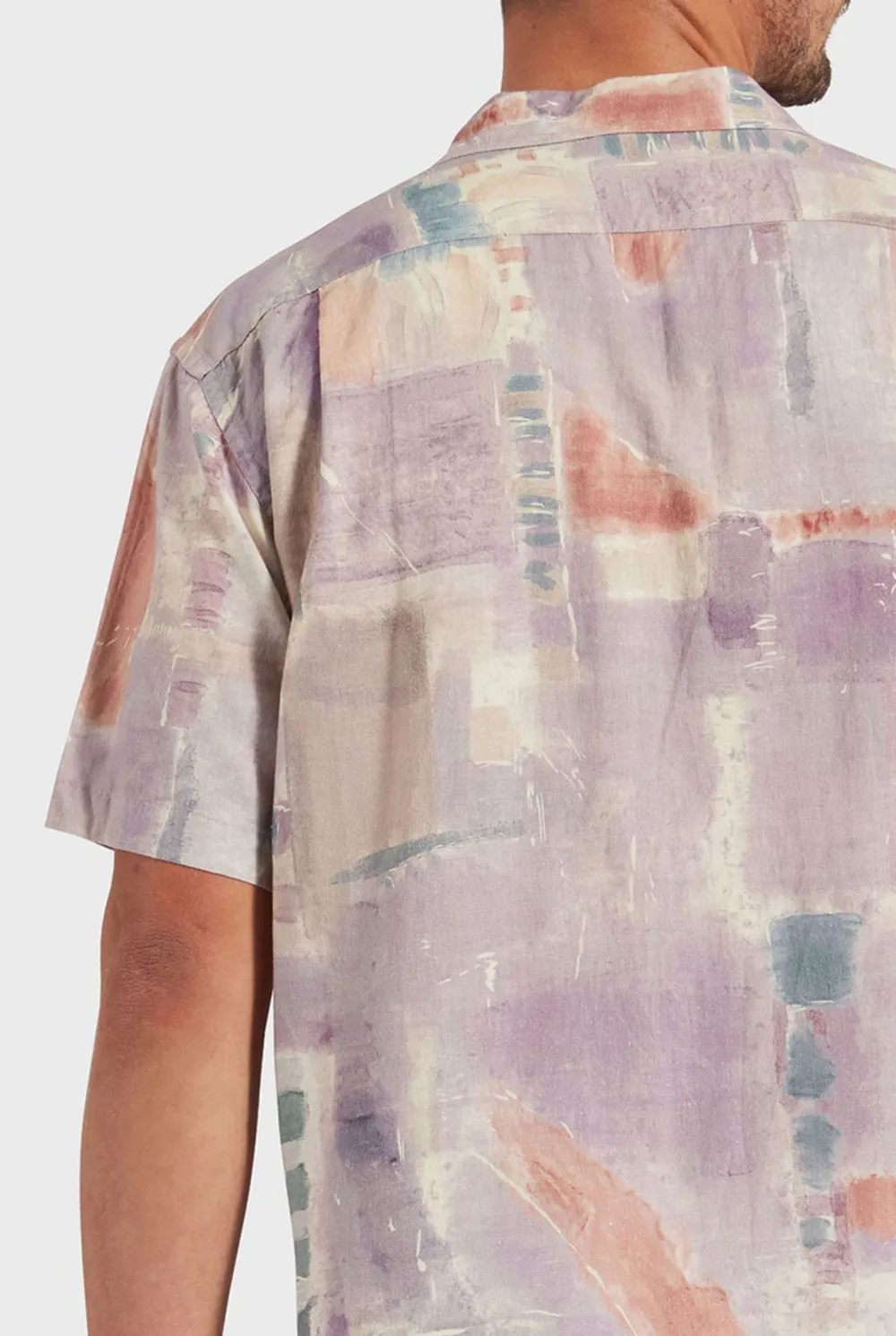 Abstract Print Short Sleeve Shirt
